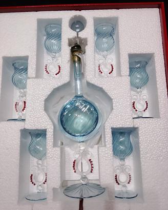 bottiglia 6 bicchieri Grappa monovitigno i prezios