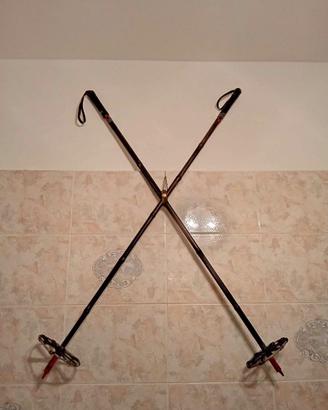 Racchette / bastoncini da sci vintage in bambù