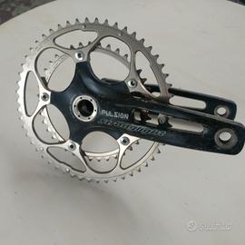 Stronglight - Guarnitura Per Bici Da Pista. Bullone E Registro In Acciaio Inox, Finitura Argento. Componente Per Biciclette. - 2