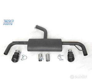 SILENZIATORE DI SCARICO VOLKSWAGEN VW GOLF 6 LOOK 