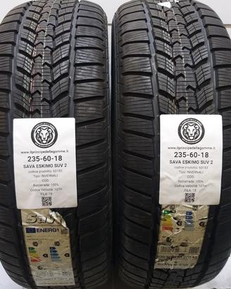 2 GOMME 235 60 18 SAVA A60183