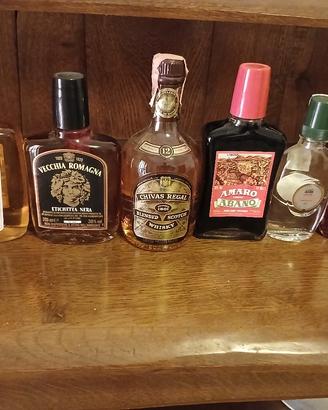 bottiglie mignon da collezione 