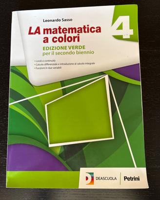 la matematica a colori edizione verde