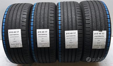 4 GOMME 215 45 17 CONTINENTAL A1747