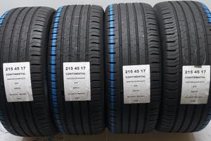 4 GOMME 215 45 17 CONTINENTAL A1747