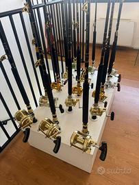 Canne e mulinelli drifting pesca al tonno