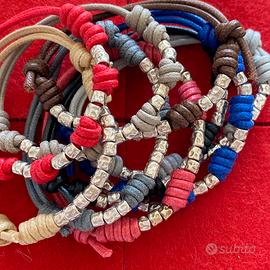 Dodo pomellato bracciale granelli argento original