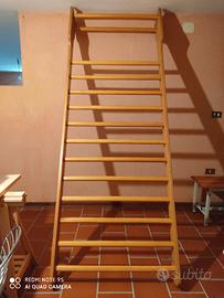 spalliera da esercizi a muro