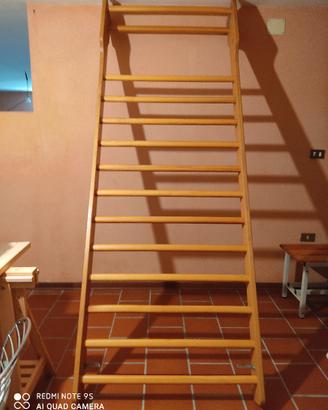 spalliera da esercizi a muro