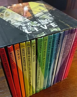 VASCO ROSSI COFANETTO "NON STOP LIVE" 18 CD+16DVD
