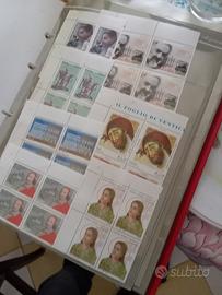 annate francobolli repubblica  italiana 