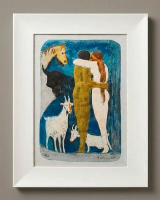 Salvatore Fiume Litografia a Colori "Armonia"