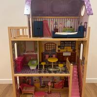 Casa delle Bambole inLegno KidKraft con Accessori