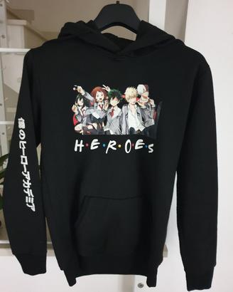 Felpa con stampa i Manga.