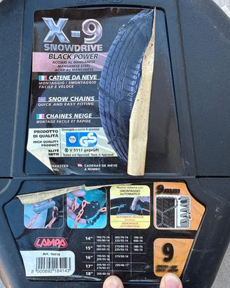 Catene da neve Lampa X-9 Snowdrive 9 mm – Misura 9
