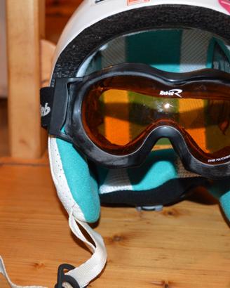 CASCO BIMBA SCI/PATTINAGGIO CON OCCHIALI