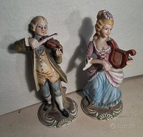 2 statuine di suonatori