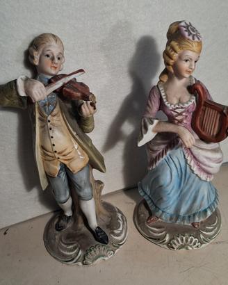 2 statuine di suonatori