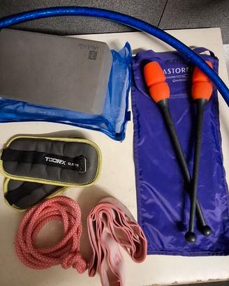 Kit completo ginnastica ritmica 8-10 anni € 50