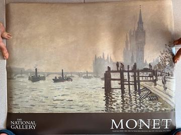 Stampa Monet The Thames below Westminster