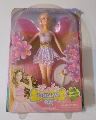 Bambola Fata "Baby Butterfly Princess