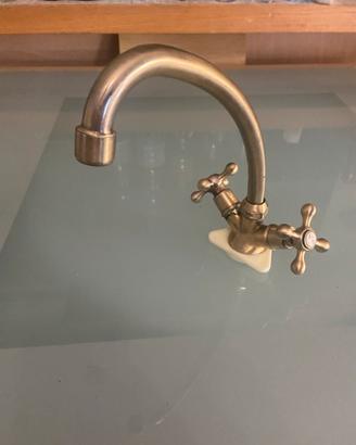Miscelatore Lavandino Ottone con scarico