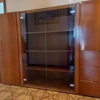 Mobile Soggiorno Anni '70 - NOCE NAZIONALE MASSICC