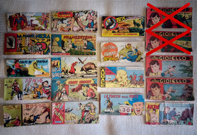 Lotto 17 Strisce anni '50-'60 Tex Akim Ed. Beta