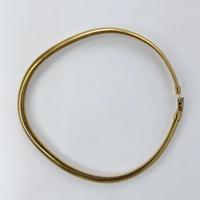 Collier Collana Snake 40cm Metallo Dorato