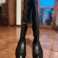 stivali di pelle di vitello 
