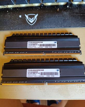 Ram ddr4 2x4 gb patriot viper 3200 mhz cl 16