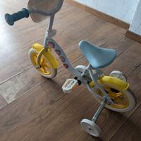 bicicletta con rotelle 