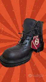 Scarponcini Lumberjack uomo in pelle