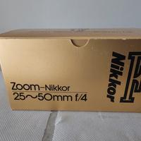 Nikon zoom 25-50 f4