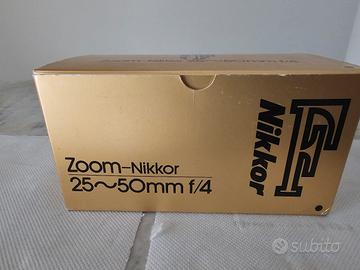 Nikon zoom 25-50 f4