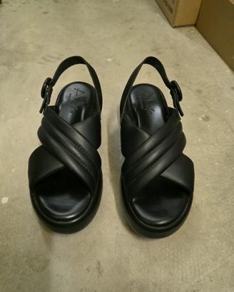 Sandali Neri Platform Alesya 