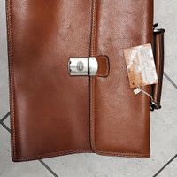 Borsa da lavoro uomo in vera pelle 