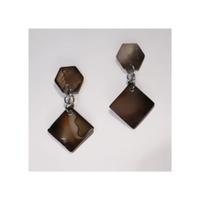 orecchini madreperla marrone 