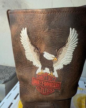 Stivali in pelle Harley Davison n.45