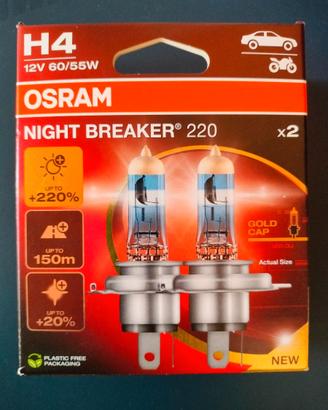 H4 Osram night breaker +220% x2