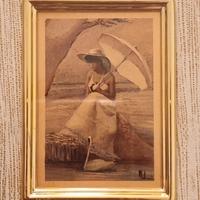 Quadretto fotolito d’autore Innocenzo Melani