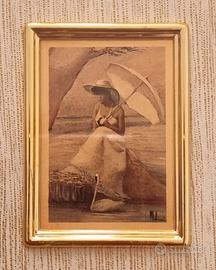 Quadretto fotolito d’autore Innocenzo Melani