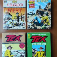 Lotto di 4 Tex Almanacco Maxi Tex Oscar 