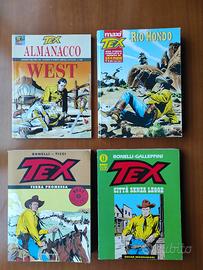 Lotto di 4 Tex Almanacco Maxi Tex Oscar 