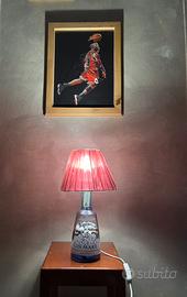 Lampada Gin mare con paralume fatta a mano