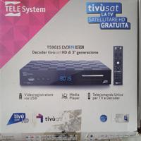 Decoder satellitare  tivusat telesystem ts9015