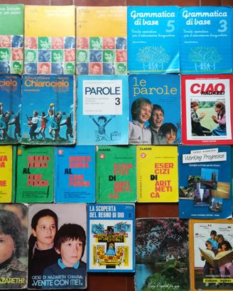 Libri Scuola Elementare + Inglese e Religione Vari