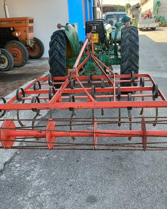 vibrocoltivatore con rullo da 2 metri