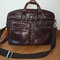 Chiarugi borsa in pelle porta PC 15" con tracolla 