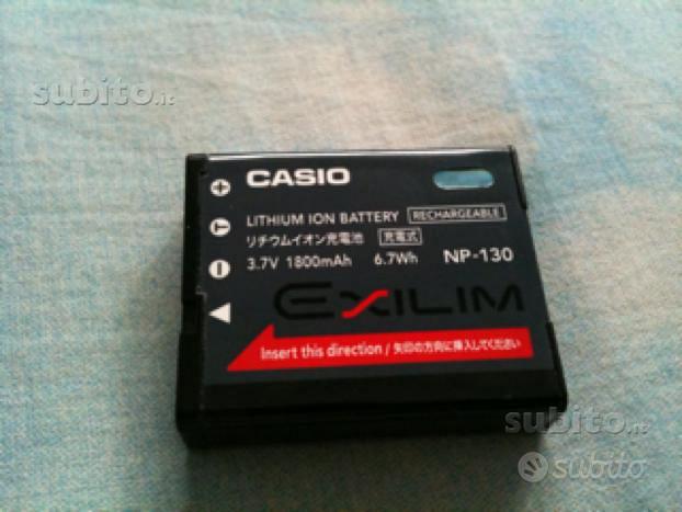 2x Batteria + caricatore 4in1 DUAL LCD per Casio Exilim EX-S100,EX-S2